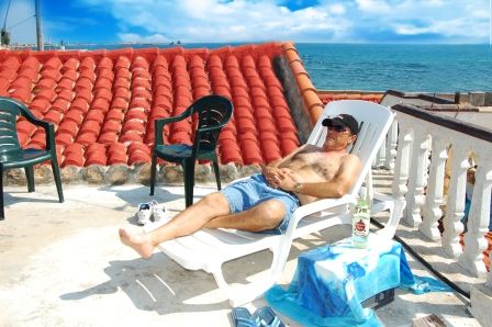 'Terraza' Casas particulares are an alternative to hotels in Cuba.